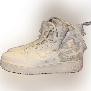 Nike Air White and Gray High-Tops